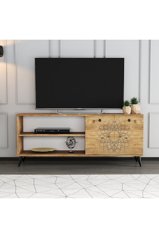 Moxen Mobilya TY3 Desenli Raflı Tv Ünitesi