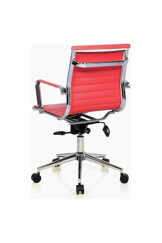 Aykanoffice Aykan Ofis Riva Kırmızı Çalışma Koltuğu
