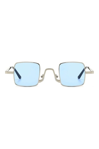 Orzo Kare Unisex Retro Güneş Gözlüğü Mavi