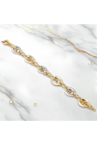 Altın Kaplama 925 Ayar Gümüş Hallow Bileklik