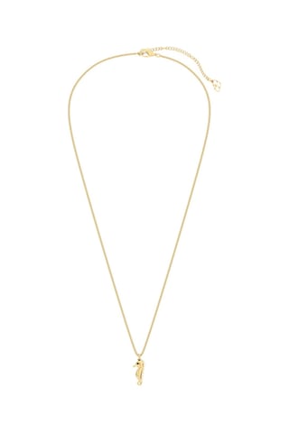 Chocli 18 Ayar Altın Kaplama Denizatı Kolye