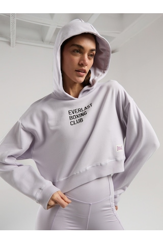 Everlast Boxing Club Wmn Crop Uzun Kollu Lila Kadın Sweatshirt Lila