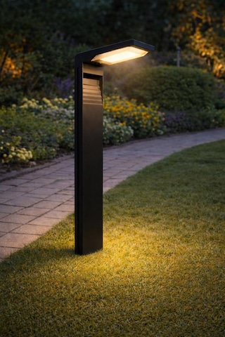 Hero Led 10w Solar Led Bahçe Aydınlatma Armatürü 3200k Günışığı Ip54 Suya Dayanıklı Kazıklı Dış Mekan Armatür