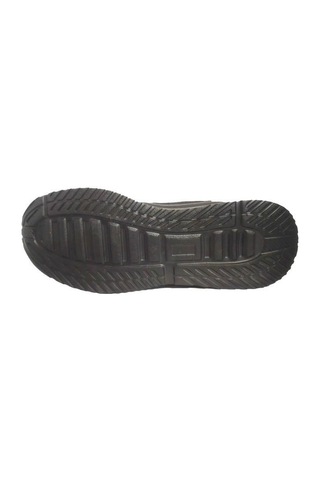 Luttoon 4184-24 Deri Anatomik Hafıza Taban Erkek Sneaker Siyah Füme Siyah