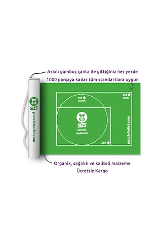 Sizs Puzzle Halısı 1000’Lik
