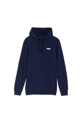 Puma Essentıals Small Logo Erkek Kapüşonlu Sweatshirt 686772 06 Mavi
