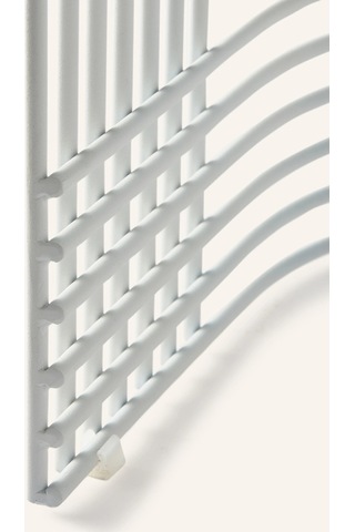 Jan Dijkstra Tasarımı Toz Boyalı Metal Yan Sehpa,modellenebilir Elemanlı, 44 X 31 X 42 Cm Beyaz