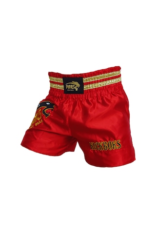 Parsspor Pars Kick Boks Şortu Nakışlı Kırmızı