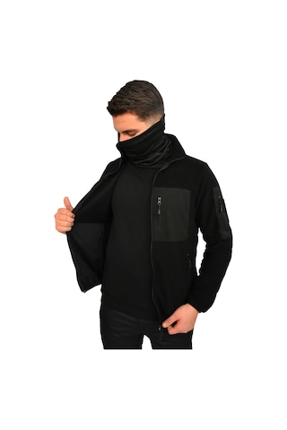 Mysia Outdoor Siyah Taktik Polar Mont 7 Cep Siyah