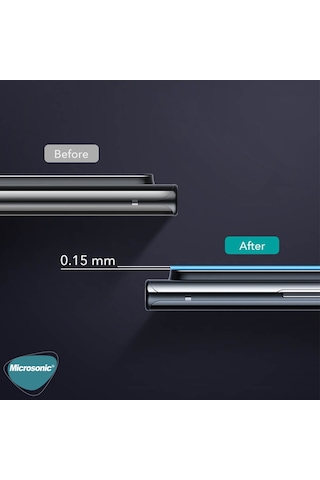 Microsonic Samsung Uyumlu Galaxy Note 20 Kamera Koruma Camı V2 Siyah