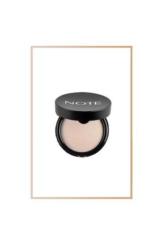 Note Cosmetique Baked Powder Mat Bitişli Fırınlanmış Toz Pudra - 04 Porcelain Ivory