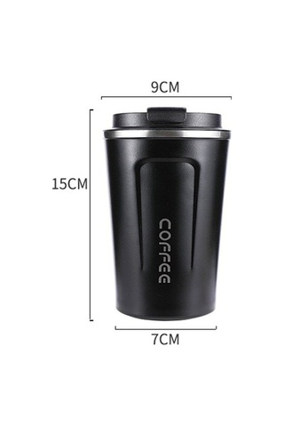 Didadodo Yeşil Termos, Seyahat Kupası - Paslanmaz Çelik, Sızdırmaz, 380ml - Kahve İçin Yeşil, Güvenli Kapak Yeşil