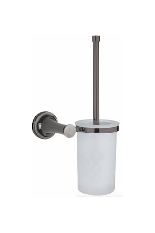 Saray İnci Klozet Fırçası Füme Krom