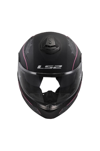 Ls2 Strobe 2 Lux Mat Siyah-pembe Kask Sıyah-pembe