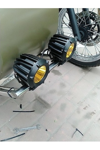 Hubstein 30w Yuvarlak Sarı Cam Tek Ledli Sis Farı Off Road Çalışm