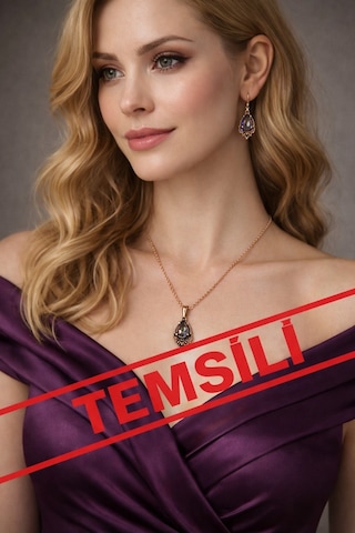 Bakır Takı Seti Çok Renkli