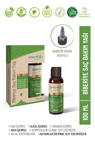 Biberiye Saç Bakım Yağı 100ml - Besleyici & Güçlendirici
