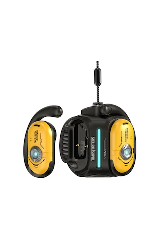 Bumblebee Model Bluetooth 5.4 Kablosuz Kulaklık 9d Stereo Ses, Led Işıklı Şarj Kutusu, Anc