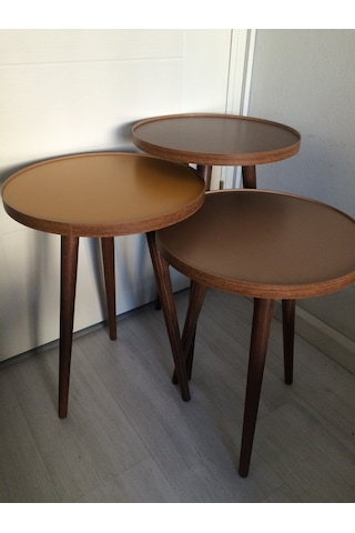 3'Lü Zigon Sehpa 16Mm Veya 18Mm Mdf Tabla (432390031)