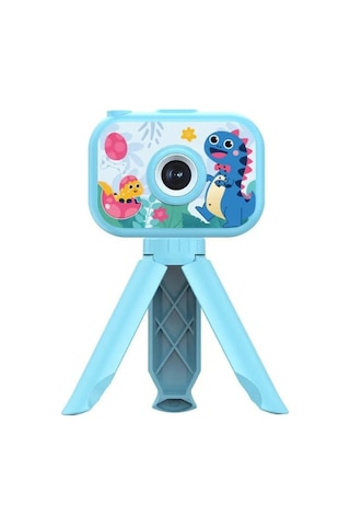 Tripod Ayaklı Dijital Renkli Ekran Çocuk Kamerası 1080p Şarjlı Video Resim Oyun Fotoğraf Makinesi