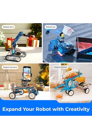 Makeblock Mbot Ultimate 10'u 1 Arada Programlanabilir Robot Kiti, Arduino & Raspberry Pi Uyumlu Akıllı Oyuncaklar