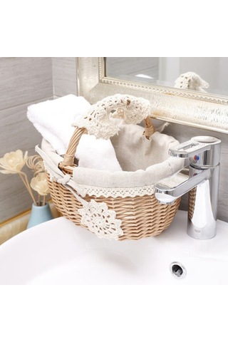 Dinosaurs Hasır Dokuma Depolama Sepeti Partiler, Düğün, Barbekü, B Için Taşınabilir Piknik Meyve Sebze Kovası Altın