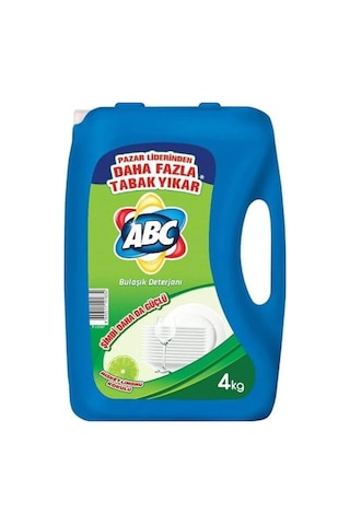 Abc Bulaşık Deterjanı Power Ve Misket Limon 4 Lt 2 Li Karma Paket