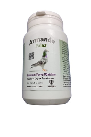 Yavru Güvercinler Için Yavru Hapı Ve Performans Armando Palaz 300 Tablet Yavru Büyütme Hapı