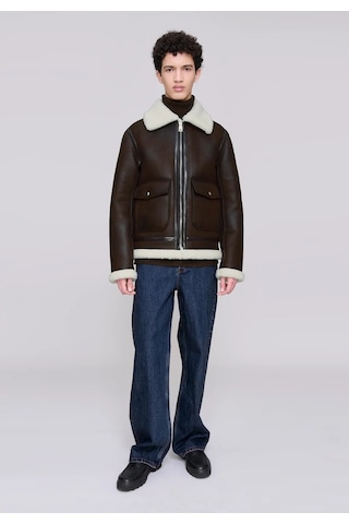 A.p.c Tommy Kestane Rengi Lüks Suni Koyun Postu Ceket Kahverengi