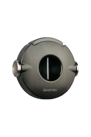 Quantoro Gunmetal Çark Mekanizmalı V-cut Puro Makası Kesici - Trz2010