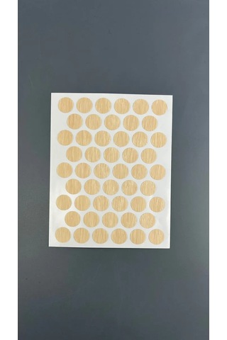 Mebel'naa Furnitura Mystery Kendinden Yapışkanlı Mobilya Tapanı D-14 Mm 100 Adet 361188770 Süt Rengi Meşe