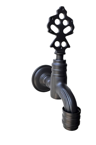Lpd Osmanlı Musluğu Perlatörlü Siyah Mat Siyah