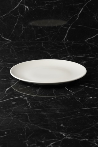 6'lı Ellips Oval Kayık Tabak 31cm Krem Rinart