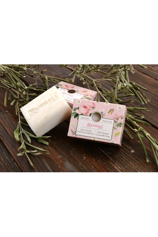 Hanımağa Akdeniz Doğal Katı Gül Susam Papatya Sabunu 100 G