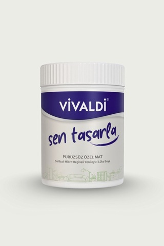Vivaldi Tüm Yüzeyler İçin Su Bazlı Akrilik Yenileme Boyası 0,5 L
