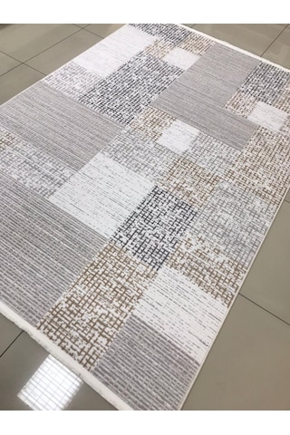 Merinos Halı Vista 76596 957 Serisi Triko Akrilik Salon Oturma Yatak Odası Halısı Gri
