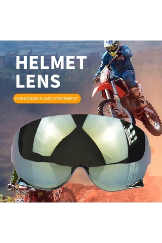 Novahub Ex-zero Cj3 Kask Motosiklet Rüzgar Kalkanı Gri, Yüksek Kalite Pc, Çok Renkli Seçenekler