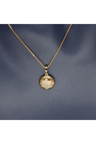 Yıldız Tozu Kolye Altın