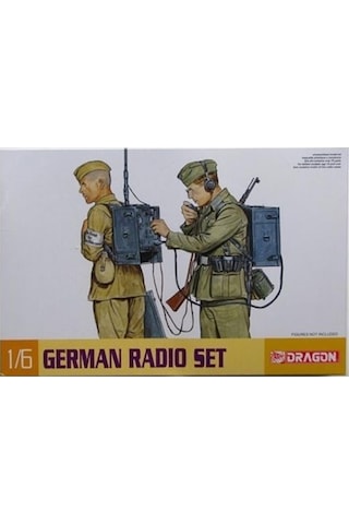 Dragon 75015 1/6 Ölçek, Alman Telsiz Seti Plastik Model Kiti-51777