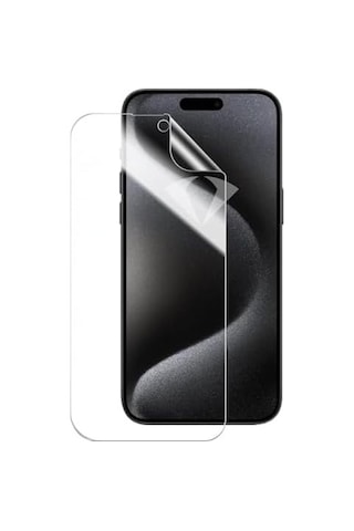 İphone 13/14/13 Pro/16e/17e Kırılmaz Ekran Koruyucu, Anti-statik Toz Engelleyici, Flex Darbe Emici Ekran Filmi, Kılıf Dostu, Kristal Netlik - Kırılmaz Film
