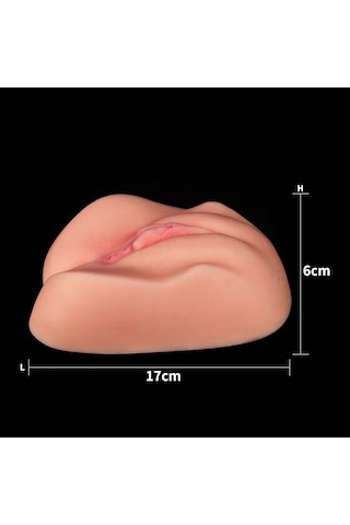 Hızlı Express Pet Pussy 2 Işlevli Titreşimli Full Realistik Suni Vajina Anüs Mastürbatör