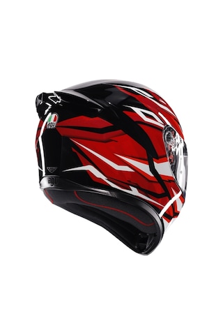 Agv K1 S Lion Black Red White Configuration Kapalı Kask Çok Renkli