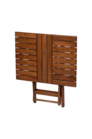 Atina 60X80 Katlanabilir Ahşap Bahçe Balkon Masası