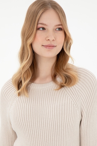 U.s. Polo Assn. Kadın Krem Kazak /triko 50297095-vr071 Krem