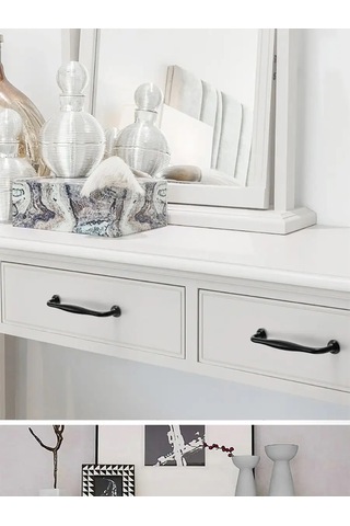 Wardan Mutfak Dolabı Takımı Çekmecesi 96 Mm Mobilya Kolları 152045901 Siyah