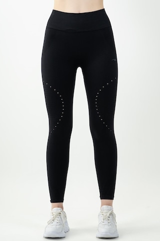 Maraton Active Slimfit Kadın Koşu Siyah Tayt 812118-siyah