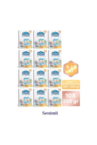 Senımıl 3 Bebek Devam Sütü 250 G 12 Adet