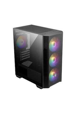 Msi Mag Forge M100R Temperli Cam 3x120MM Argb Fan mAtx Oyuncu Bilgisayar Kasası