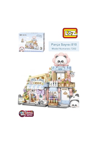 Loz Mr.pa Serisi Çiçek Dükkanı 810 Parça Oyuncak Yapım Seti Fflz-7202