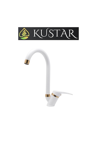 Kustar Cambridge Gold Beyaz Mutfak Evye Bataryası